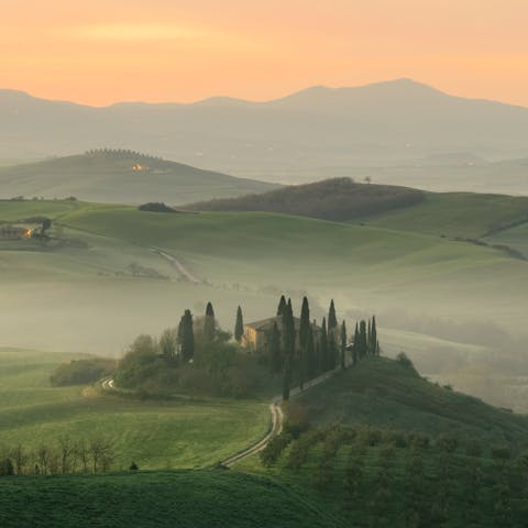 Make the most of your setting in Celle Sul Rigo, a pretty Tuscan hamlet