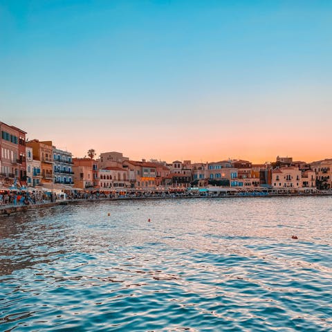 Explore the beautiful Chania, only a short drive away