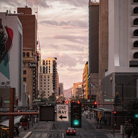 Explore Downtown Phoenix on foot from your central base – there's bars, restaurants and shops on your doorstep