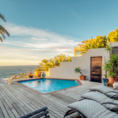 Gaze out at the Atlantic from your very own secluded terrace