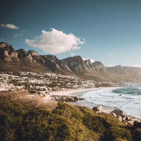Stay in the heart of Camps Bay, within walking distance of rocky Bakoven Beach