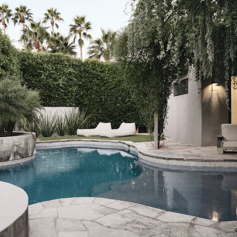 Cool off in the picture perfect pool