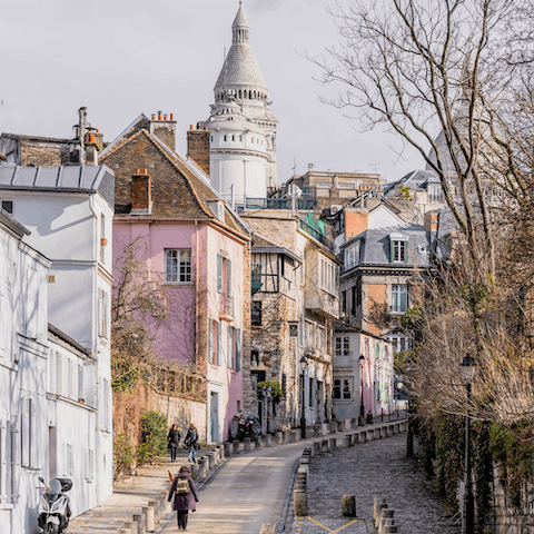 Visit the district of Montmartre – one of the most beautiful in Paris