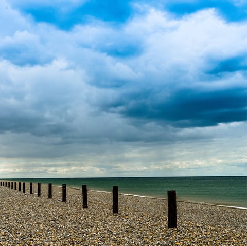 Listen to the ocean waves at Salthouse Beach