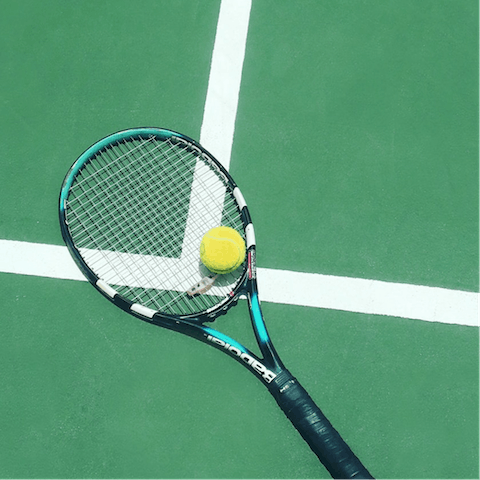 Perfect your serve on the tennis courts