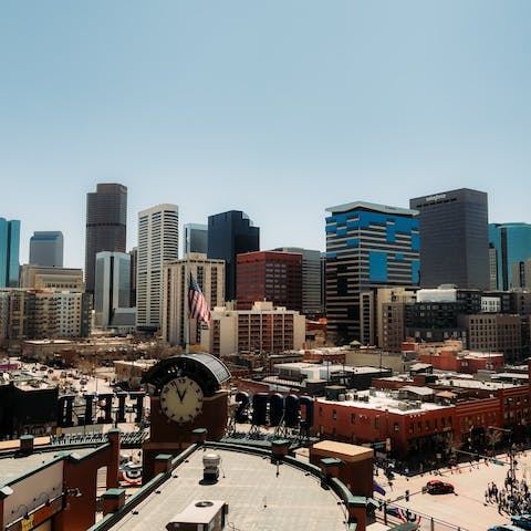 Take a stroll into the city and enjoy Denver's walkable downtown