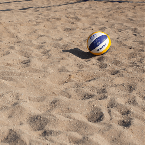 Play some volleyball at Punta Paloma Playa beach, just a twelve–minute drive away