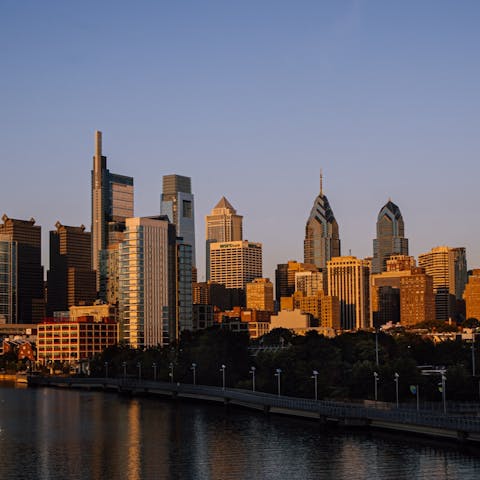 Take in the sights of Philadelphia from this North Broad location