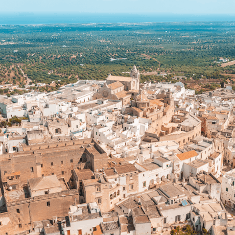 Connect with Italian culture and tradition from Ostuni – a short drive away 