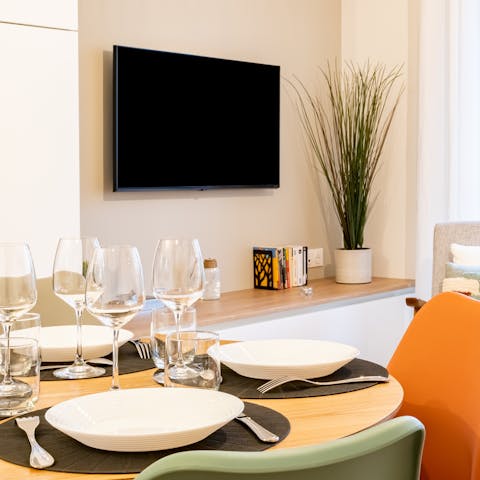 Share delicious French classics at the dining table