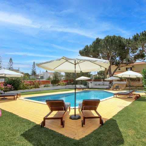 Soak up the Portuguese sun as you relax with a good book