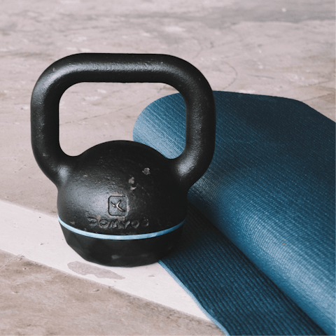 Keep up your fitness regime in the well-equipped gym