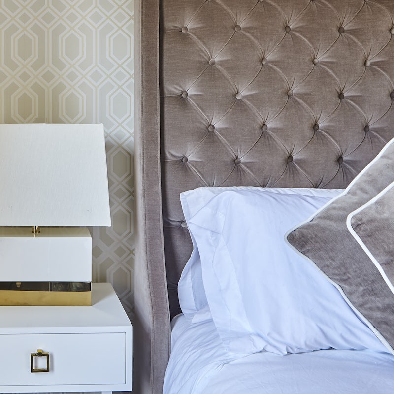 A luxurious headboard