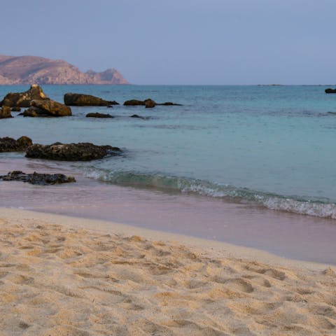 Enjoy Crete's stunning beaches, with the nearest one literally on your doorstep 