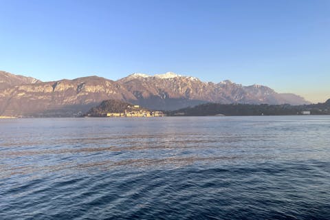 Stroll three minutes to the shore of Lake Como – what a way to start each day