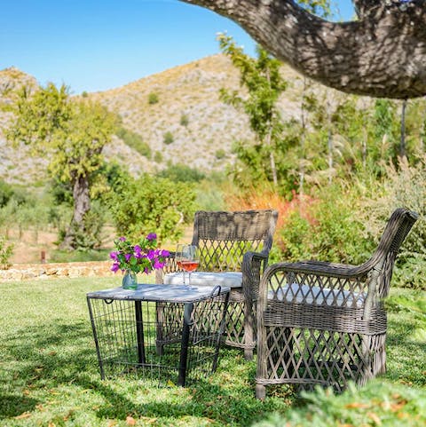 Connect with nature in the beautiful garden