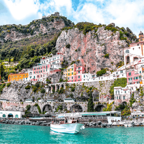 Explore the coastal town of Amalfi