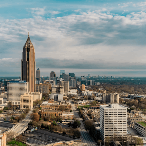 Explore Atlanta from your location in the arty district of SoNo