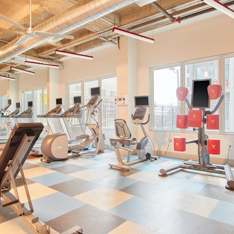 Start your day with an invigorating workout in the gym