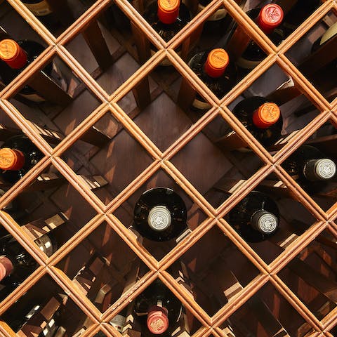 Pick a Californian red from the wine vaults and enjoy by the fire