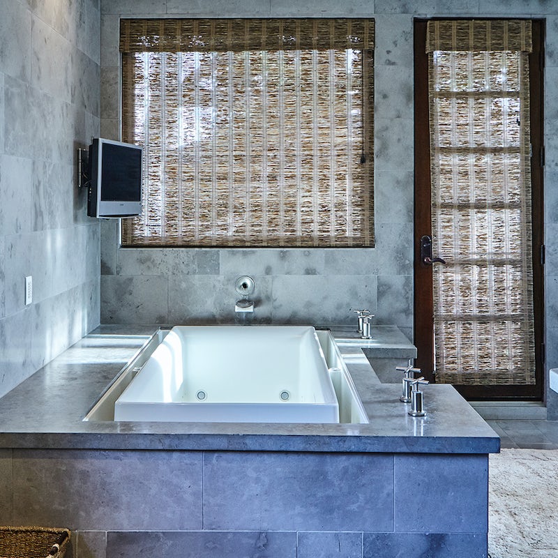 Soak your worries away in the Jacuzzi tub in the master bathroom