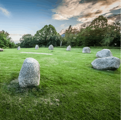 Visit Hilly Fields Park for the Millennium stone circle and views across London