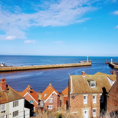Embrace the fresh sea air and feel rejuvenated with a stay in Whitby 