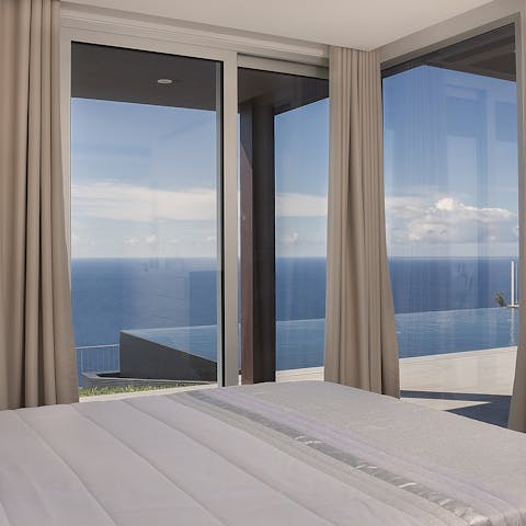 Start your day by flinging the curtains open to reveal that breathtaking view