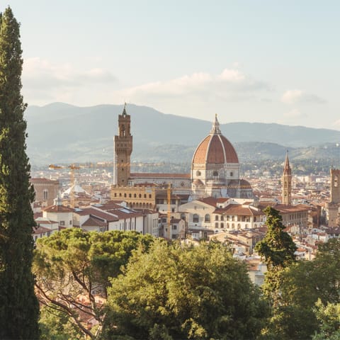Take a day trip to Florence, under an hour's drive from home