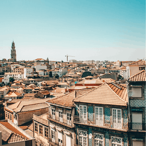 Stay near Porto's popular Santa Catarina shopping street