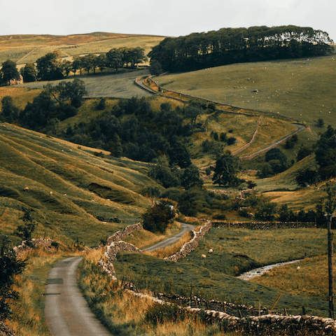 Explore the rich, lush countryside of the North York Moors National Park, 6 miles away