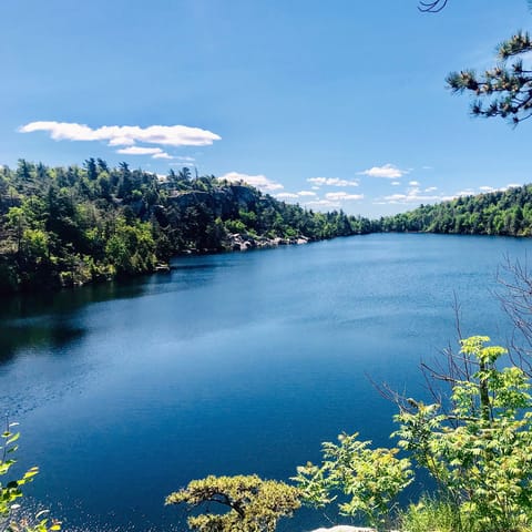 Take to the trails at Minnewaska State Park, just fifteen minutes away