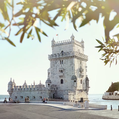 Stay in Belém, home to iconic Lisbon monuments, including the Belém Tower