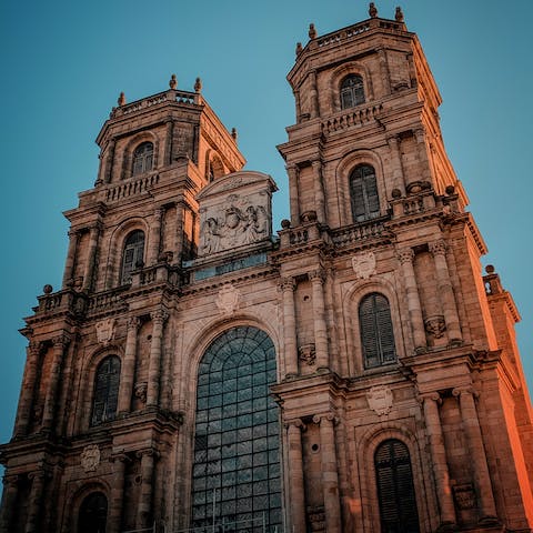 Visit the beautiful Cathedral Saint-Pierre de Rennes, just a short walk from your home