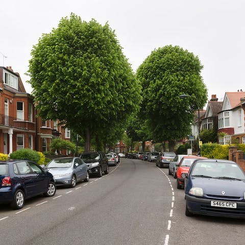 Live in a leafy, residential area