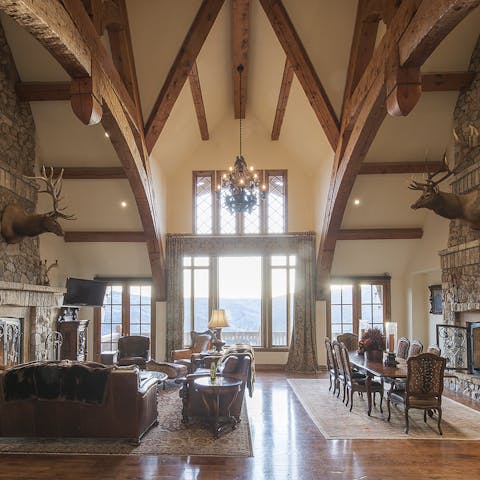 Be wowed by the grand vaulted ceilings
