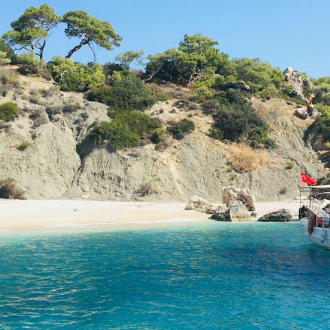 Head down to Kalkan Beach Park for a relaxing day in the sun