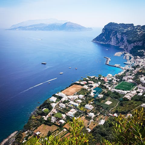 Explore picturesque Anacapri, easily reached by car