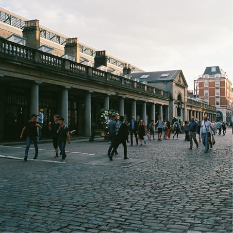 Enjoy the buzz of Covent Garden – it's just a short walk away