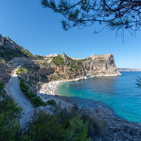 Discover the secluded coves that line this picturesque stretch of the Spanish coast
