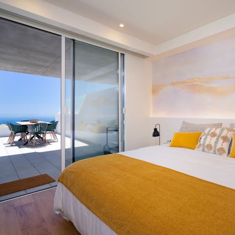 Form an orderly for first dibs on the sea-view bedroom suite