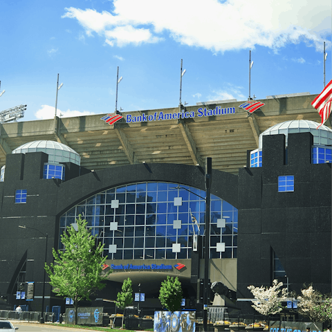 Take in a game at the Bank of America Stadium