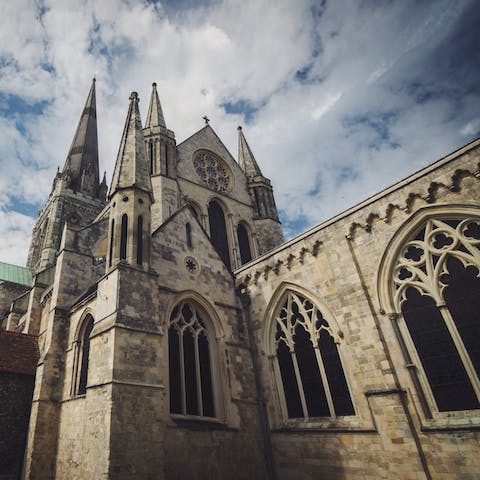 Visit nearby Chichester – it's a great spot for history-lovers