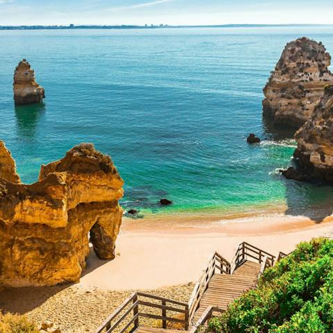 Explore the Algarve's beautiful beaches – the nearest is twenty minutes away