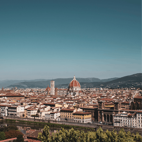 Drive thirty minutes to reach the beauty of Florence