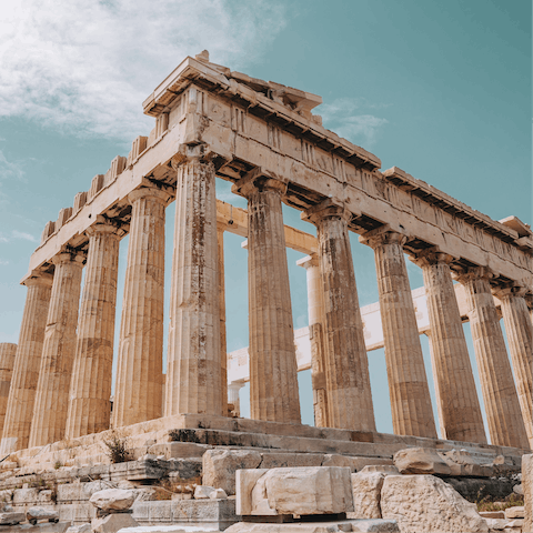 Head to Athens after island hopping for a few days – the direct ferry takes under six hours