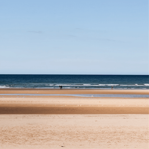 Take a trip to the coast in Audouville-la-Hubert, with the beach just 5km from your home