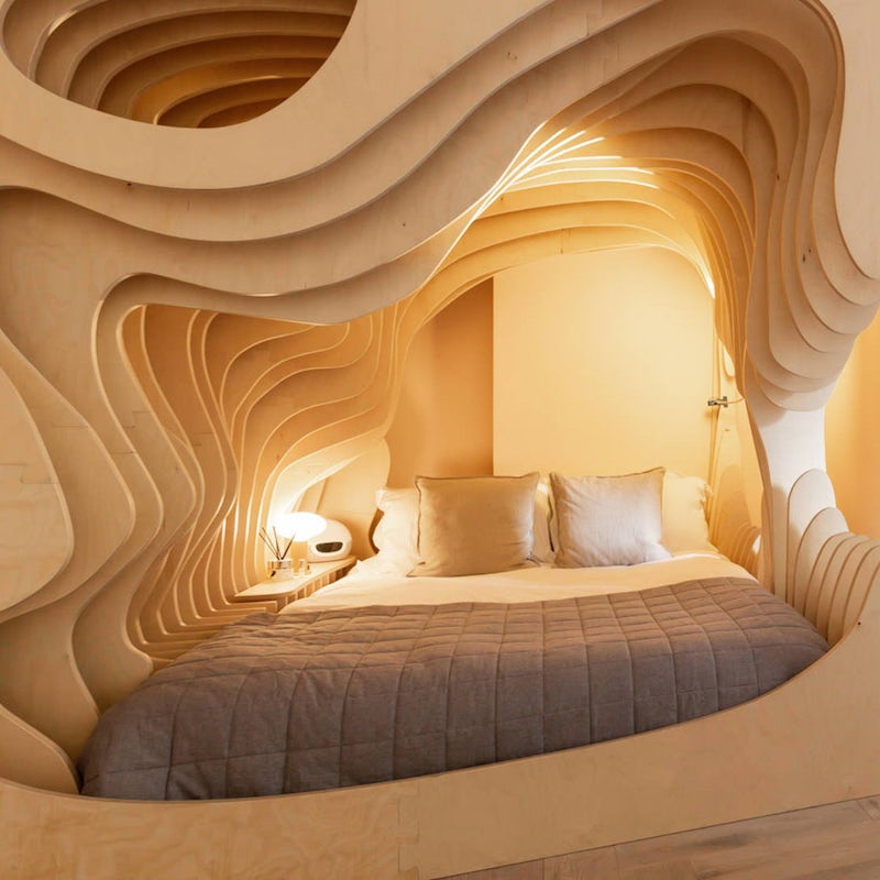The striking sleep cocoons
