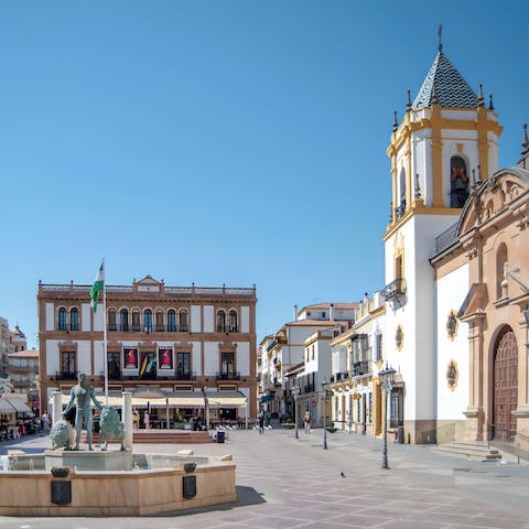 Take a day trip to Ronda, just thirty-five minutes away by car