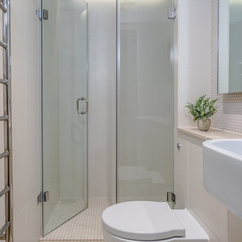 Rejuvenate under the rainfall shower